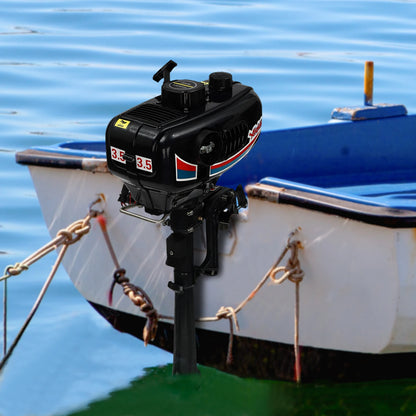 Buitenboordmotor – Buitenboordmotor Klein – Bootmotor – Watergekoelde Motor – 3,5 Pk – Lichtgewicht – Compact - QUORE