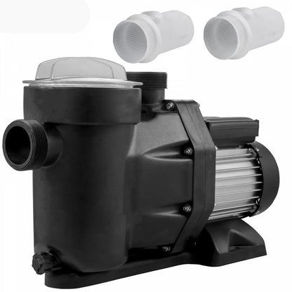 Zwembadpomp - 1 HP - Circulatiepomp voor Zwembad - 4223 GPH Capaciteit - Thermische Beveiliging - Stil en Krachtig - Voor Alle Watertypes - 18200 LH
