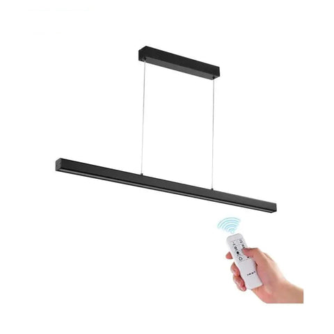 Dimbare LED Hanglamp – Led Plafondlamp - Kroonluchter - 20W Lineaire Plafondlamp – 120 cm – AC - Met Afstandsbediening – Verstelbare -  Kleurtemperatuur – Moderne Verlichting