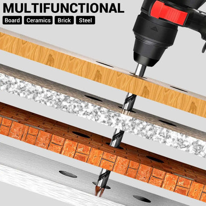 Boorhamer - Accuklopboormachine - Klopboormachine - Schroefmachines - Elektrische - 26mm - Borstelloze - Multifunctionele Snoerloze Rotatietool voor 18V Accu (Zonder Accu)