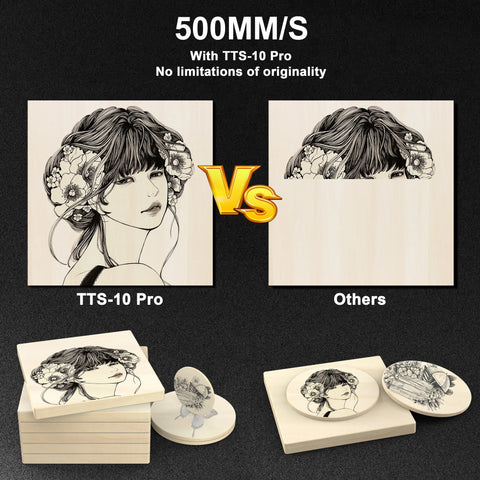 Laser Graveermachine - 40W laser - op APP bestuurbaar - Laser Cutter - Laser Graveer - Compleet - Metaal - met Accessoires - QUORE