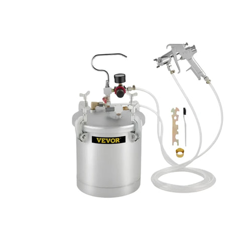 Vevor - Paint Sprayer - Paint Gun - Paint Spraying Compressed Air - 10L 15L Spray Tank W/Spray Gun &amp; Hose - for Home Industrial Commercial Spraying Coating