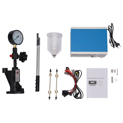 Dieselinjector Tester Set – Diesel Injector Tester – Brandstofinjector Testset – Common Rail Tester – S60H Nozzle Tester – 40 MPa Testdruk – 1 Liter Olieopvangbeker