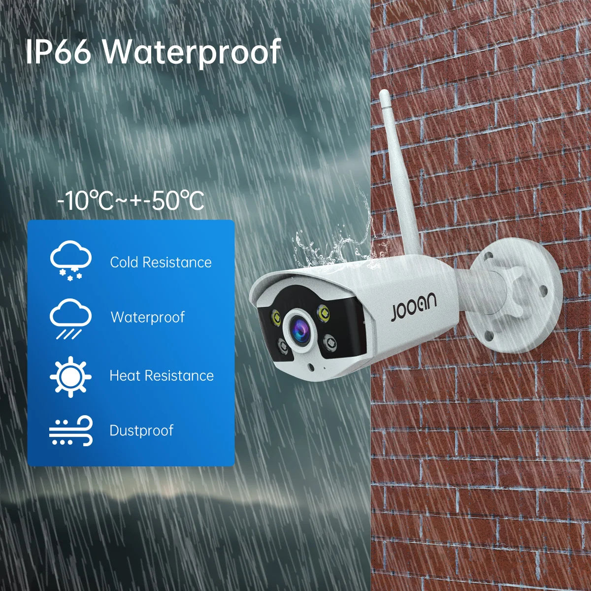 Beveiligingscamerasysteem - met 10 CH POE HD NVR - 3 Megapixels - 4 camera's - Tweerichtingsaudio - QUORE