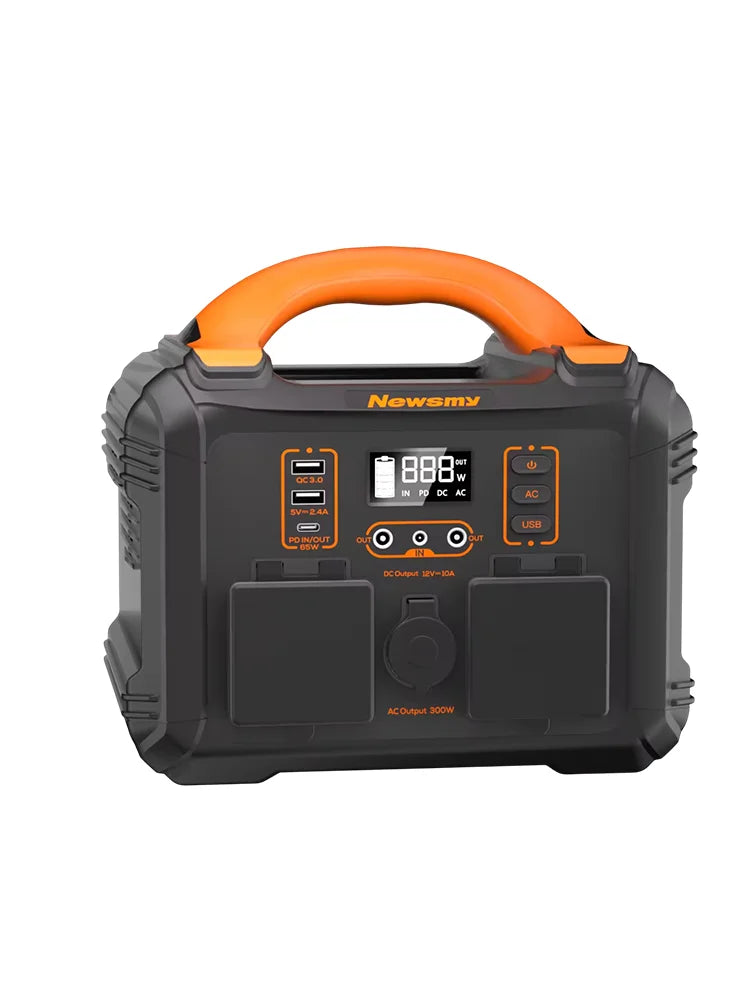 Powerbank – Draagbare Accu – Noodstroomvoorziening – Zonne-energie Generator – 300W Vermogen – 236,25Wh LMFP Batterij – Compact & Lichtgewicht