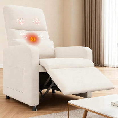Massagestoel – Massagefauteuil – Relaxstoel – Zitstoel – Elektrische Verstelbare Stoel – Verwarmingsfunctie – Comfortabele Single Sofa