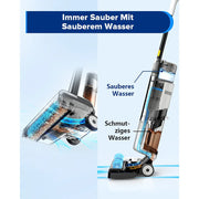 Cordless Stick Vacuum Cleaner - Stick Vacuum Cleaner - Vacuum Cleaner - Cordless Stick Vacuum Cleaner - Powerful Suction - 150W - 220V - 2600mAh - 80dB - White/Black