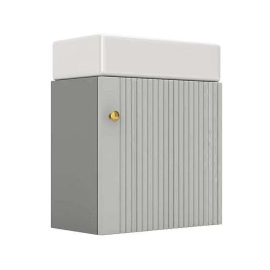 Wastafelmeubel – Badkamermeubel – Onderkast – Badmeubel – Keramische Wastafel – Massief Hout – Soft-Close Scharnier