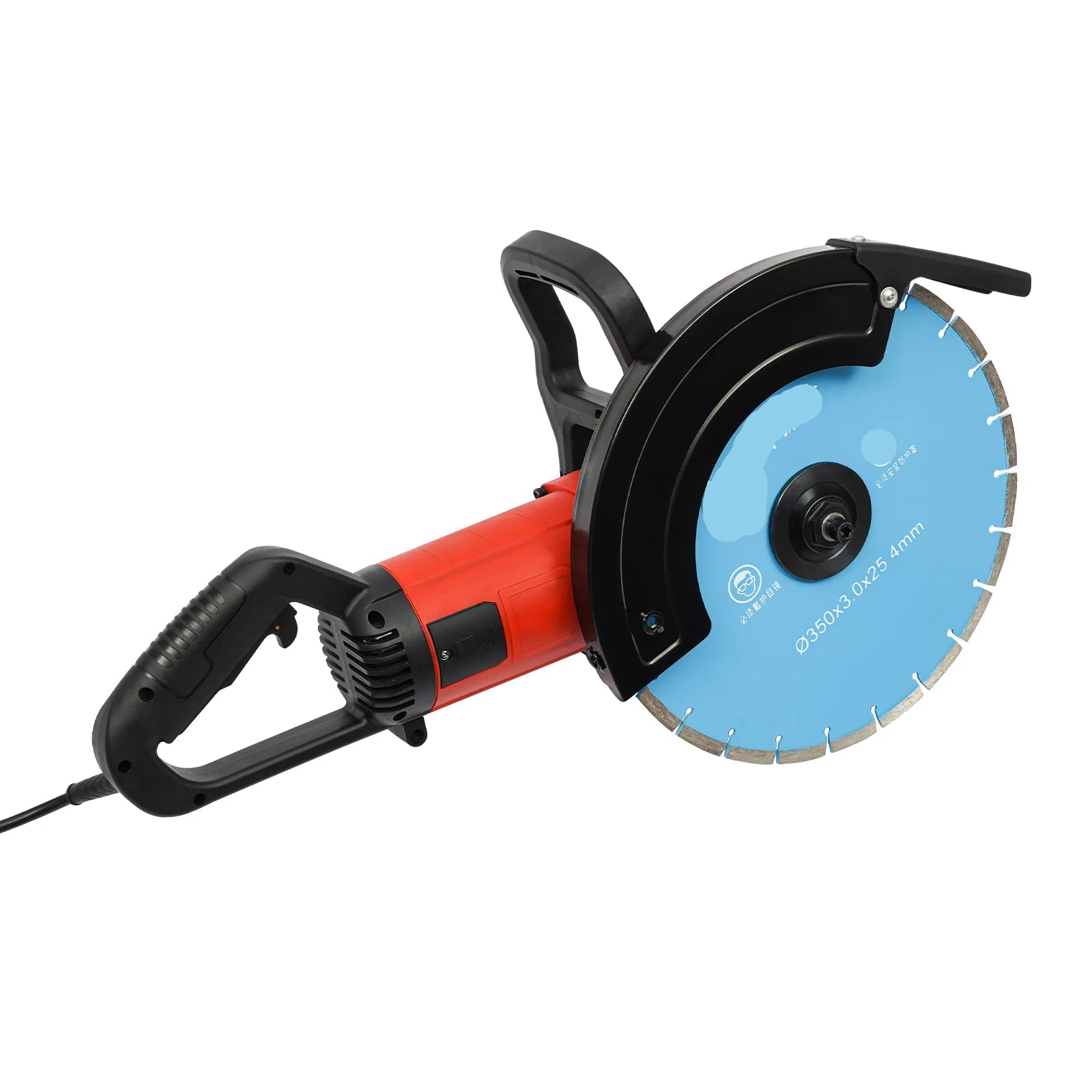 Elektrische Groefzaag – Wandzaag – Sleuvenzaag – Betonzaag – Diamantzaagblad – 3500W Motor – Watersysteem - QUORE