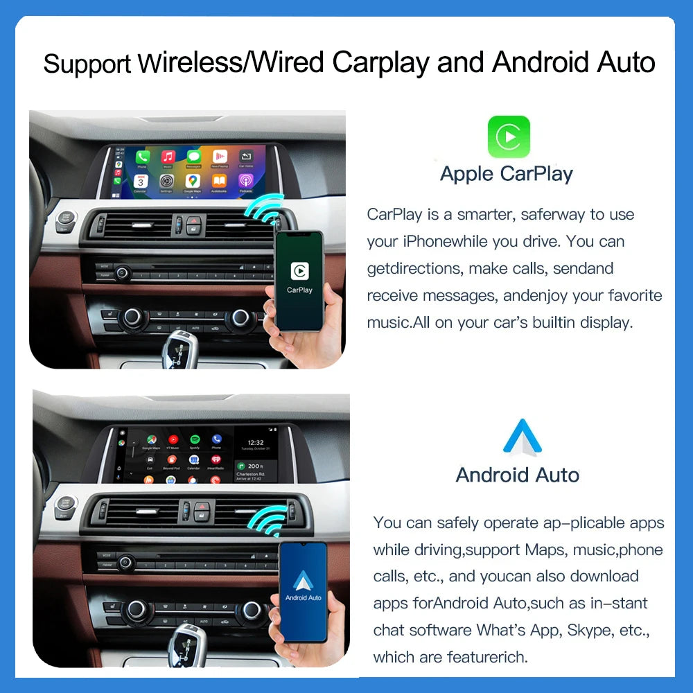 10,25" Car Radio – Touchscreen Navigatie Systeem – Multimedia Audio Speler – Infotainment Module – NBT Cam Variant – Draadloos CarPlay – Hoge Resolutie 1920x720 Pixels