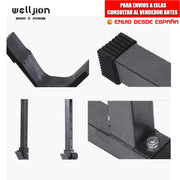 Multi-function Rack Holder for Bar and Pesas | Adjustable Squat Rack of Muscle Squats