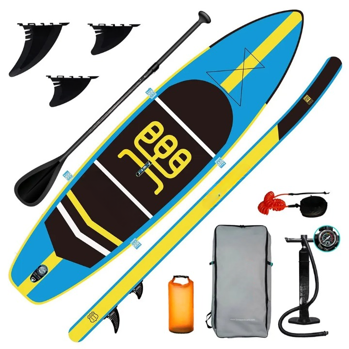 Opblaasbaar Paddleboard – Stand-Up Board – SUP Board – Inflatable Board – Lichtgewicht – Dubbel-Laags PVC – Inclusief Accessoires