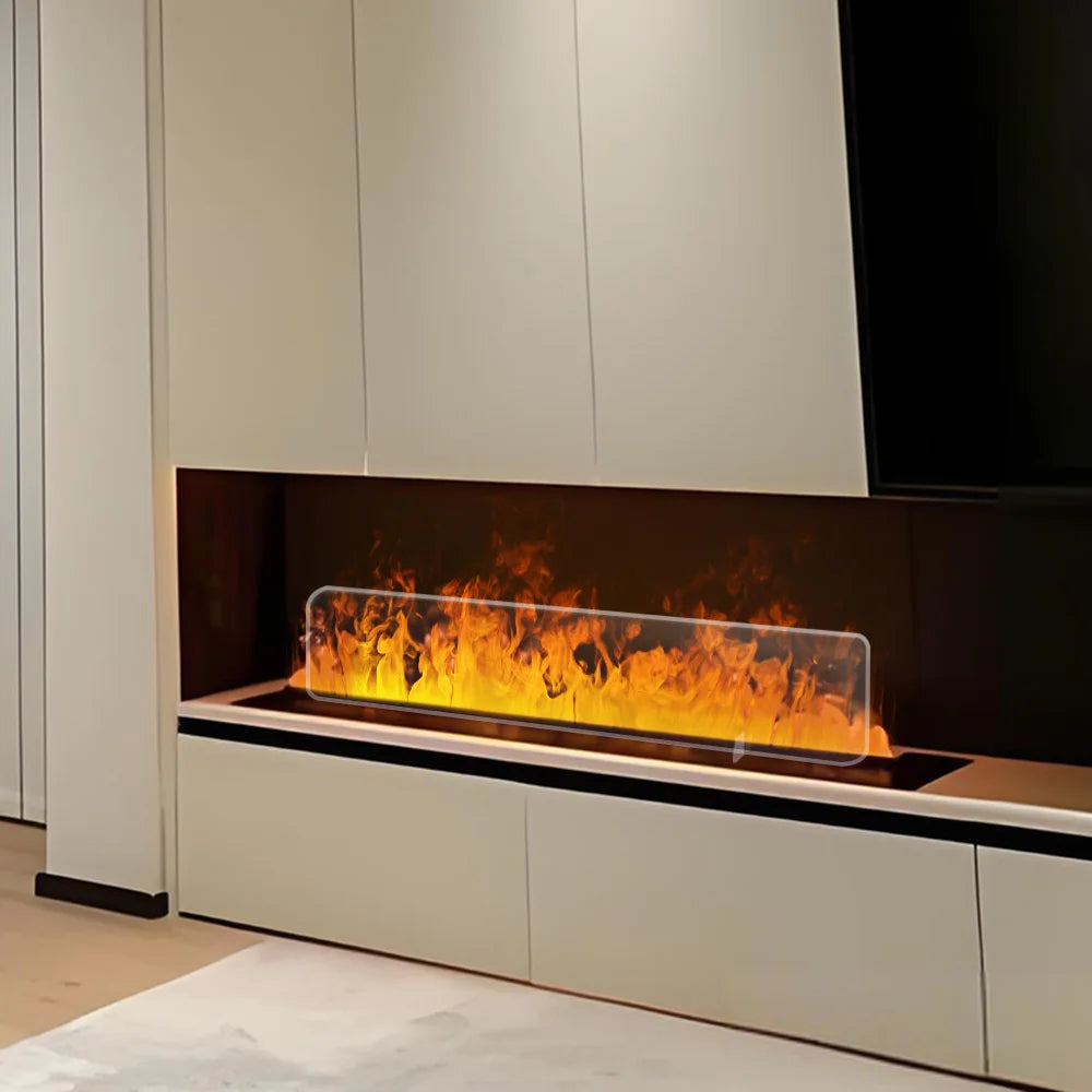 3D Holografische Open Haard – Sfeerverwarming – Vlammenkunst – Waterdamp Haard – Elektrische Haard – Ultrasone Mist Technologie – 1000mm – Automatisch Waterbeheer