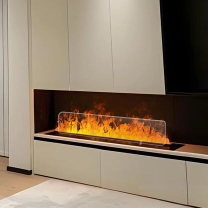3D Holografische Open Haard – Sfeerverwarming – Vlammenkunst – Waterdamp Haard – Elektrische Haard – Ultrasone Mist Technologie – 1000mm – Automatisch Waterbeheer