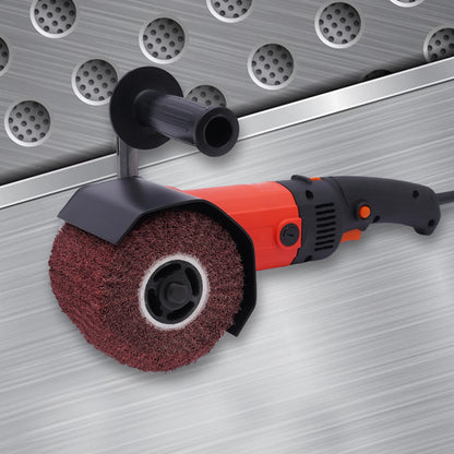 Satineermachine - Polijst - Borstel - Afwerking - 1.4KW - Roller Grinding - Schuren - Vervuilde Oppervlakken - Rood