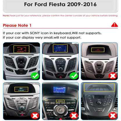 2Din Autoradio Ford Fiesta – Multimedia Speler – Navigatie Systeem – Carplay Radio – Auto Stereo – Android 14 OS – 9,7 Inch Touchscreen