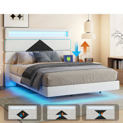 Bedframe – Fluwelen Bed – Modern Slaapkamermeubel – Hoofdeinde Met Rugleuning – 140 En 160 Cm – Houten Frame – Eenvoudige Montage