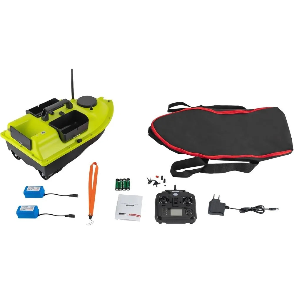 Visaasboot – Afstandsbediening Visboot – Vissen Bootje – Hengels Portaal – ABS Materiaal – Dual Motor – 600 Meter Bereik