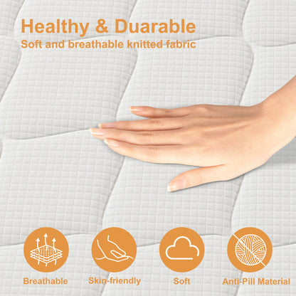 Pocketvering Matras – Laten Matras – Sleepline Matras – Comfort Matras – 7-Zone Matras – 25 cm Dik – Medium Stevig – Ademend & Hypoallergeen