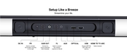 Soundbar - Soundbars voor TV en Theater - Soundbar met Subwoofer - 5.0ch - Afneembare - Met App-bediening - HDMI - ARC - OPT - AUX - Sound Bar voor Smart TV - Met RGB-verlichting - Zwart