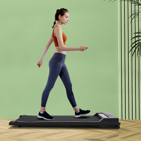 Loopband - Loopbanden - Wandelband - Walking Pad - Treadmill - Elektrische loopband voor onder het bureau - voor wandelen en joggen - Zwart