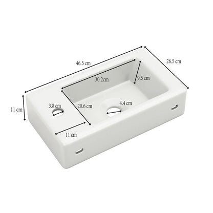 Wastafelmeubel – Badkamermeubel – Onderkast – Badmeubel – Keramische Wastafel – Massief Hout – Soft-Close Scharnier