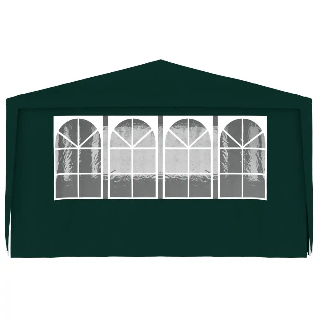 Draagbare Tent – Tuinpaviljoen – Partytent – Tuin Tent – Evenementen Tent – Overkapping – 4x4 Meter – UV-Bestendig – Roestvrij Stalen Frame - Groen