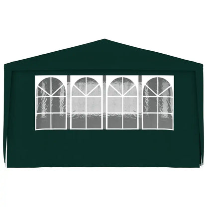 Draagbare Tent – Tuinpaviljoen – Partytent – Tuin Tent – Evenementen Tent – Overkapping – 4x4 Meter – UV-Bestendig – Roestvrij Stalen Frame - Groen