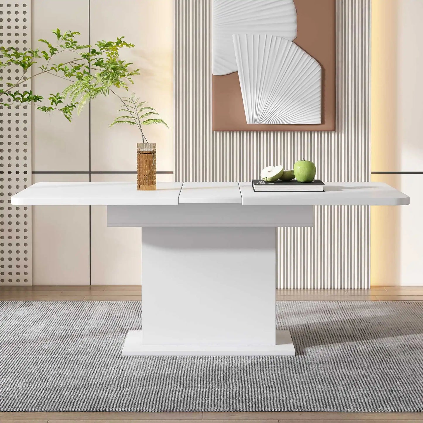 Uitschuifbare Eettafel – Verstelbare Tafel – Uitklapbare Eettafel – Flexibele Tafel – Met Slimme Opbergruimte – Ruimtebesparend Ontwerp