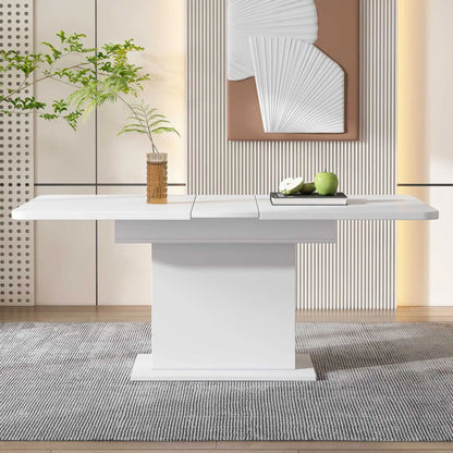 Uitschuifbare Eettafel – Verstelbare Tafel – Uitklapbare Eettafel – Flexibele Tafel – Met Slimme Opbergruimte – Ruimtebesparend Ontwerp