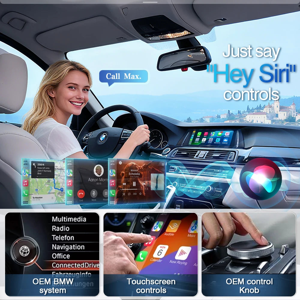 Multimedia Speler – Android Auto – CarPlay – Touchscreen Radio – Navigatiesysteem – 10,25 Inch Scherm – Draadloos CarPlay & YouTube Support