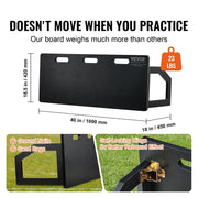 Rebounder - Rebounder Voetbal - Rebounder Bord Voetbal - Voetbal - 45X18 inch - met 2 hoeken Rebound - Opvouwbaar en draagbaar - HDPE Kickback Rebound Board