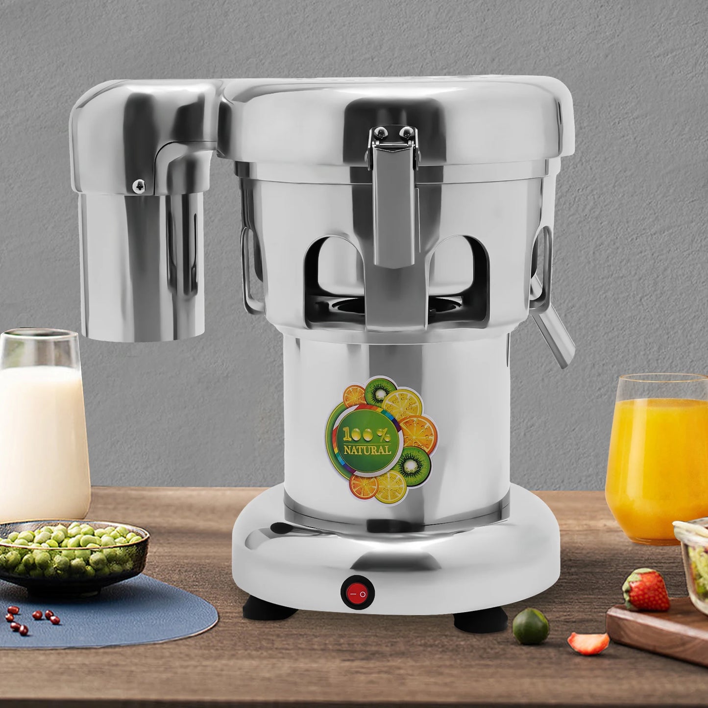 Sapcentrifuge – Juicer – Sapmaker – Sappers – Elektrische Sapcentrifuge – 2800 Toeren Minuut – Roestvrijstaal Messen - QUORE