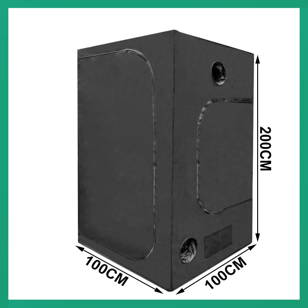 Groeizeltent – Kweekkast – Plantenkas – Mini Kas – 600D Oxford Doek – 100% Reflecterende Mylar – Ventilatieopeningen