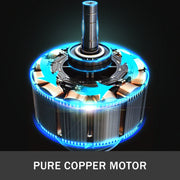 Vevor - Silent Compressor - Low Noise Compressor - Air Compressor - 100L 2.2KW - with Twin Pressure Gauge Safe Solenoid Valve 3PK 22 Gallon
