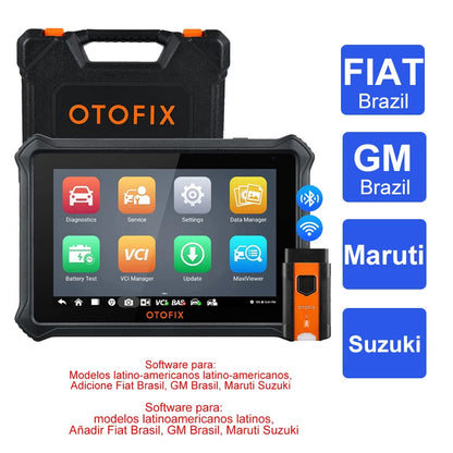 OBD2 Scanner – Auto Diagnosetool – Diagnose Scanner – Bluetooth Scanner – Draadloos – 7-Inch Touchscreen – 38+ Resetfuncties