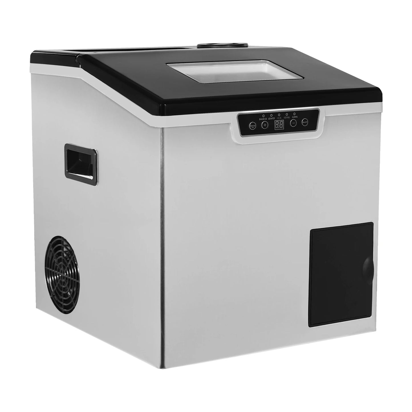 Ijsblokjesmachine - Elektrische Ijsblokjesmachine - Ijsmaker - Ijsmachine -150-180W - Automatische reiniging Luchtgekoeld - met LCD-scherm