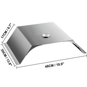 Pizzaoven - Pizzaovens voor buiten - Duurzaam - Pizzaoven voor buiten - Pizza Oven Houtgestookte - 13 Inch Pizzaoven - Pellet Pizza oven - Pizza Oven Tuin - Draagbaar - RVS - Zilve