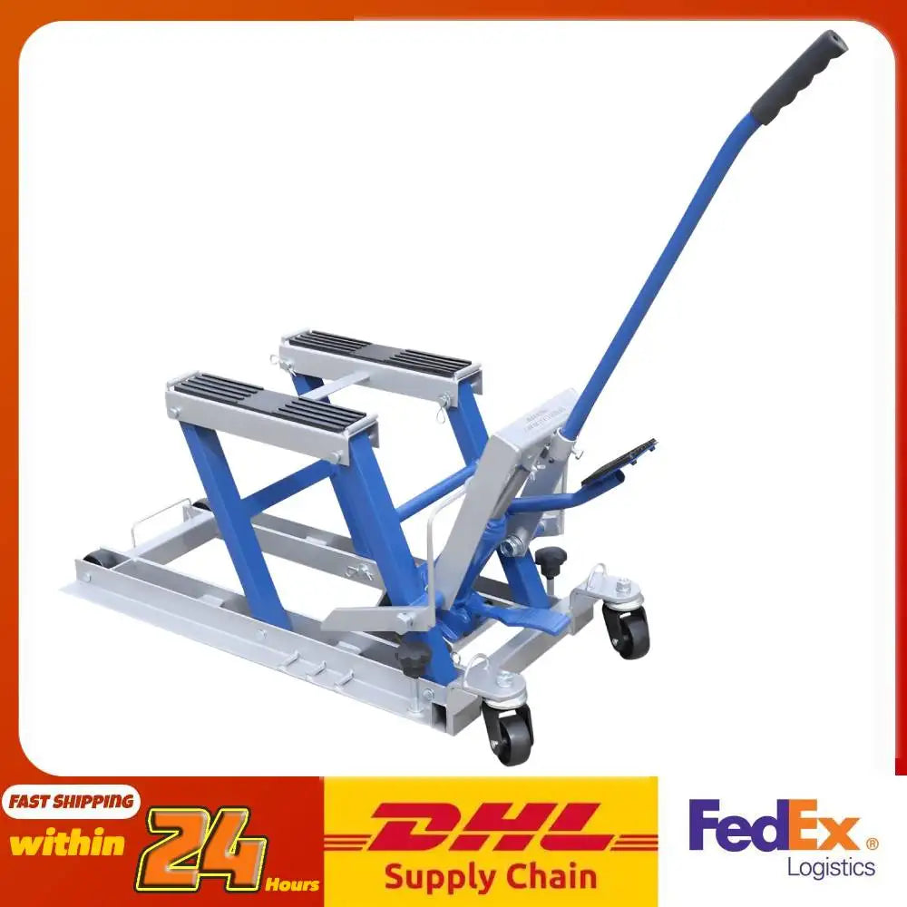 Hydraulische Motorstandaard – Motorlift – Motorbok – Motorverhoger – Hydraulische Lift – Veilig En Stabiel – Belastbaar Tot 680 Kg