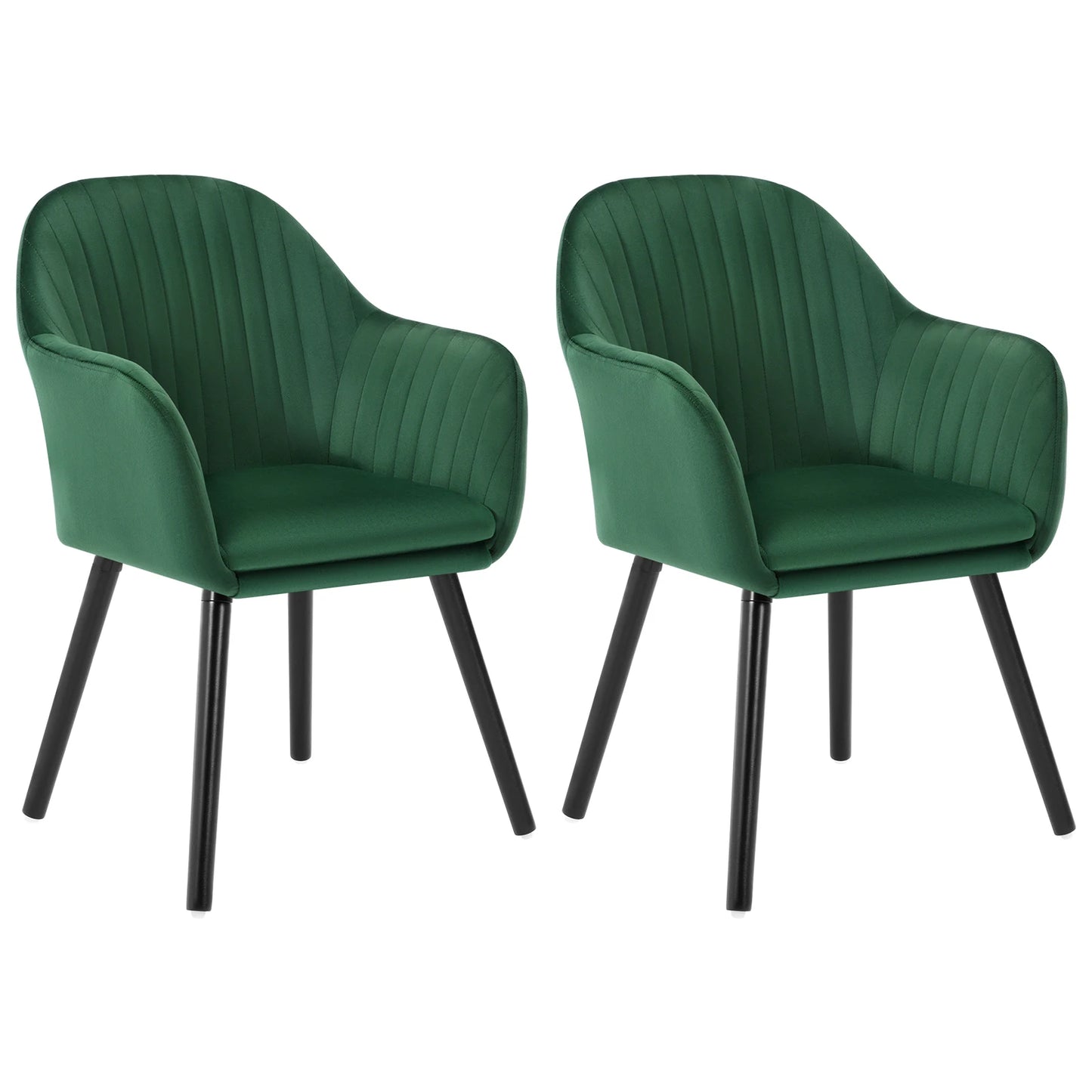 Draaibare Eetkamerstoelen – Keukenstoelen – Stoelen Met Armleuningen – Comfortabele Stoelen – Fluwelen Stoelen Blauw – 360° Draaibaar – Stevige Metalen Poten