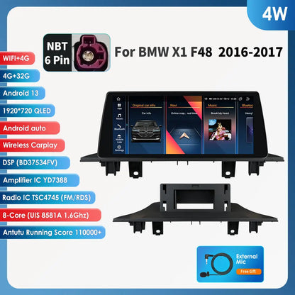10,25" Android 13 Autoradio – Multimedia Systeem – Navigatie Radio – Touchscreen Headunit – Carplay Android Auto – 4G Wifi – Snelle Octacore Processor