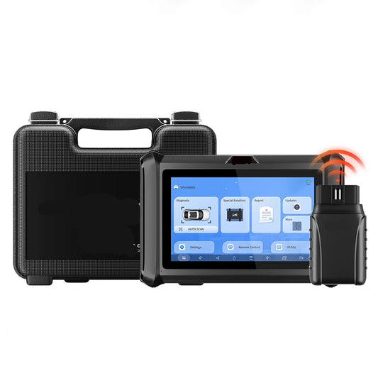 Autodiagnose Scanner – Diagnose Tool – Foutcode Uitlezen – Draadloze OBD2 Scanner – Wifi Bluetooth – 7-Inch Touchscreen – ECU Codering - QUORE