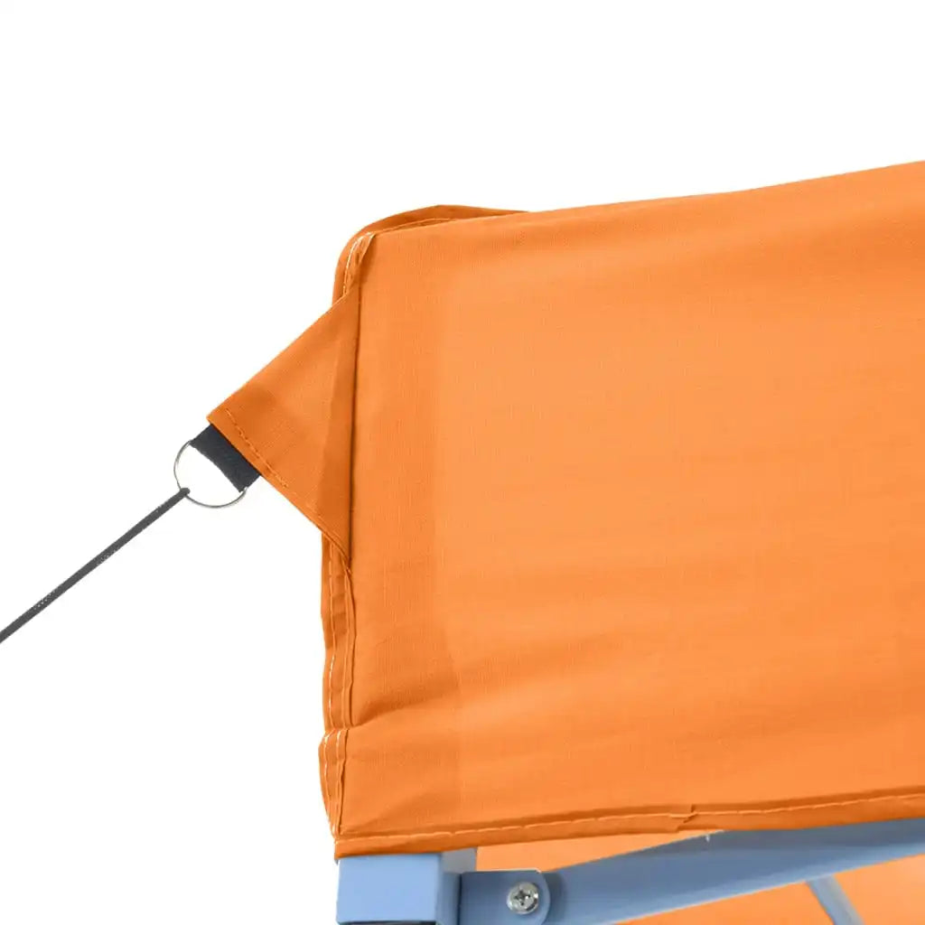 Partytent - Paviljoen - Tent - Easy Up Partytent - Opvouwbare Partytenten - Tuinpaviljoen - 410x279x315 cm - Geschikt voor Familiecamping & Tuinactiviteiten - Oranje