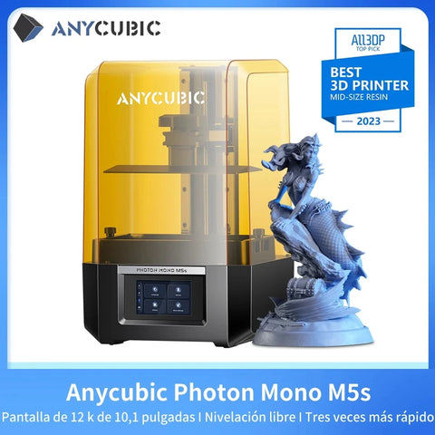 DLP SLA LCD 3D Printer High Speed ​​3D Resin Printer Wash Cure Machine Photon Mono 2, X2, X 6Ks, M5, M5s, M3 Max, D2