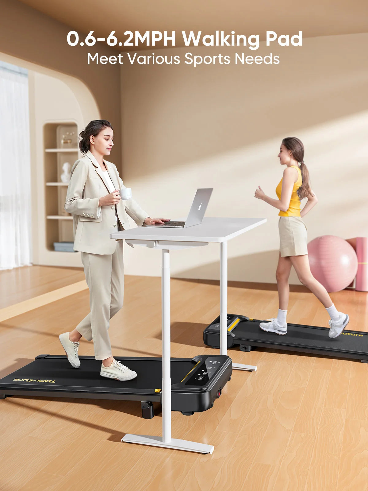 Loopband – Loopmachine – Fitnessapparaat – Hardloopband – Wandelband – Verstelbare Hellingshoek – Bluetooth Connectiviteit - QUORE