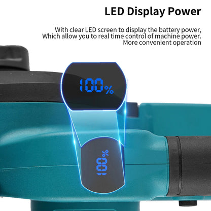 Elektrische Kettingzaag - Snoeizaag - Kettingzaag Accu - Handzaag - 2000W - 12 Inch - Borstelloze - LED Display - voor Tuin- en Houtbewerkingsgereedschap - 2 Accu