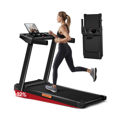 Elektrische Loopband – Treadmill – Hardloopband – Fitnessapparaat – Inklapbare Loopband – 3.0 PK Motor – Instelbare Hellingshoek 12%