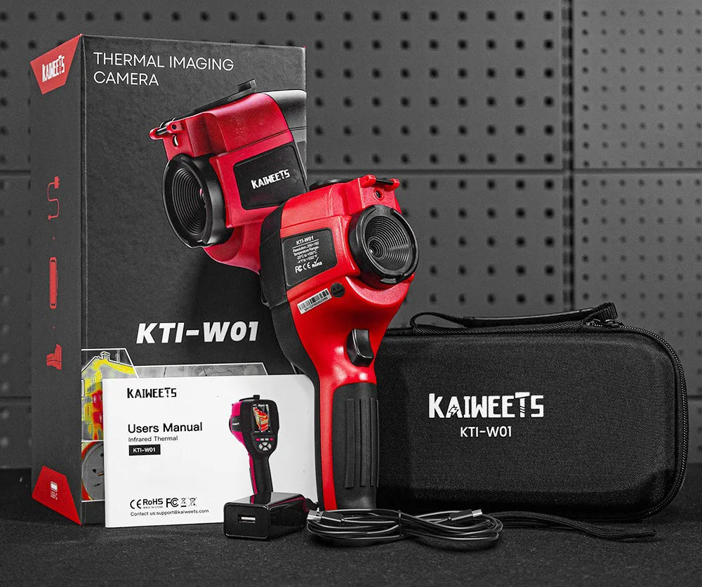 Warmtebeeldcamera – Thermische Camera – Infraroodcamera – Warmtemeter – Temperatuurmeter – 256x192 Resolutie – Temperatuurbereik -20°C Tot 550°C