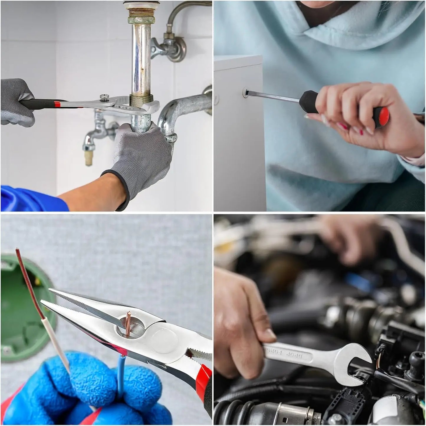 Gereedschapsset – Compleet – Professioneel – Thuisgebruik – 799 Onderdelen – Aluminium Trolleykoffer – Hoogwaardig Legeringsstaal - QUORE