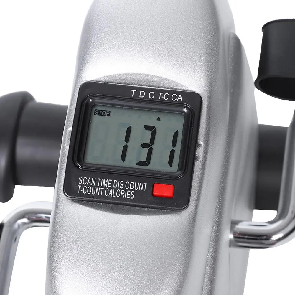 Draagbare Nieuwe Pedaaltrainer - Trainingshulpmiddel - Sportschool Binnen - 30,5 cm x 34,5 cm x 37,5 cm - Zilver